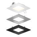 Dals 6 Inch Square LED Recessed Panel Light with Multi Trim SPN6SQ-CC-3T